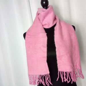 Express Pink Two-Toned Cashmere Scarf